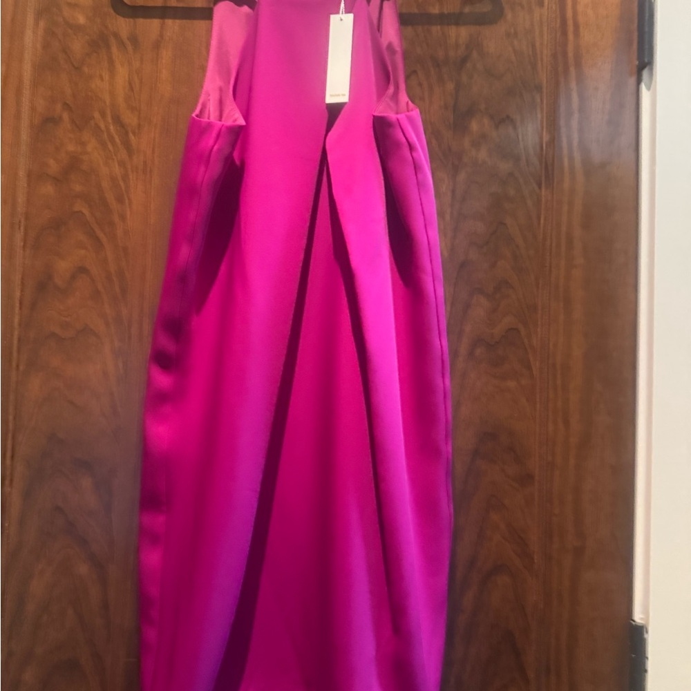 Vibrant Pink Sleeveless Dress